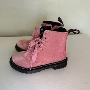 Pink Velvet Doc Martens!